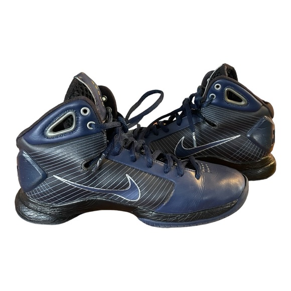 Nike Avose hyperdunk basketball shoes size : 6 Blue and Black - Picture 3 of 11